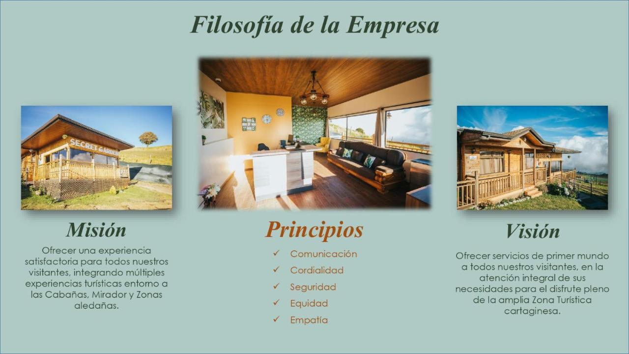 Hotel Cabanas Y Mirador Secret Garden Cr Cartago Exteriör bild